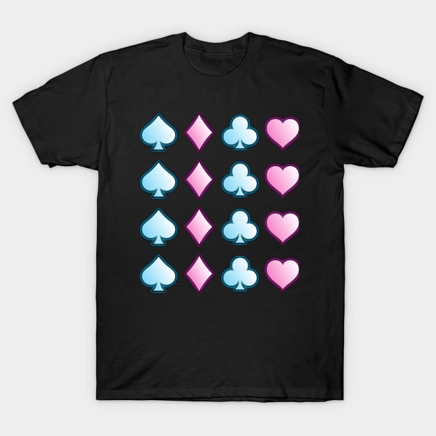 Poker Playing Cards T-Shirt by pokerlife